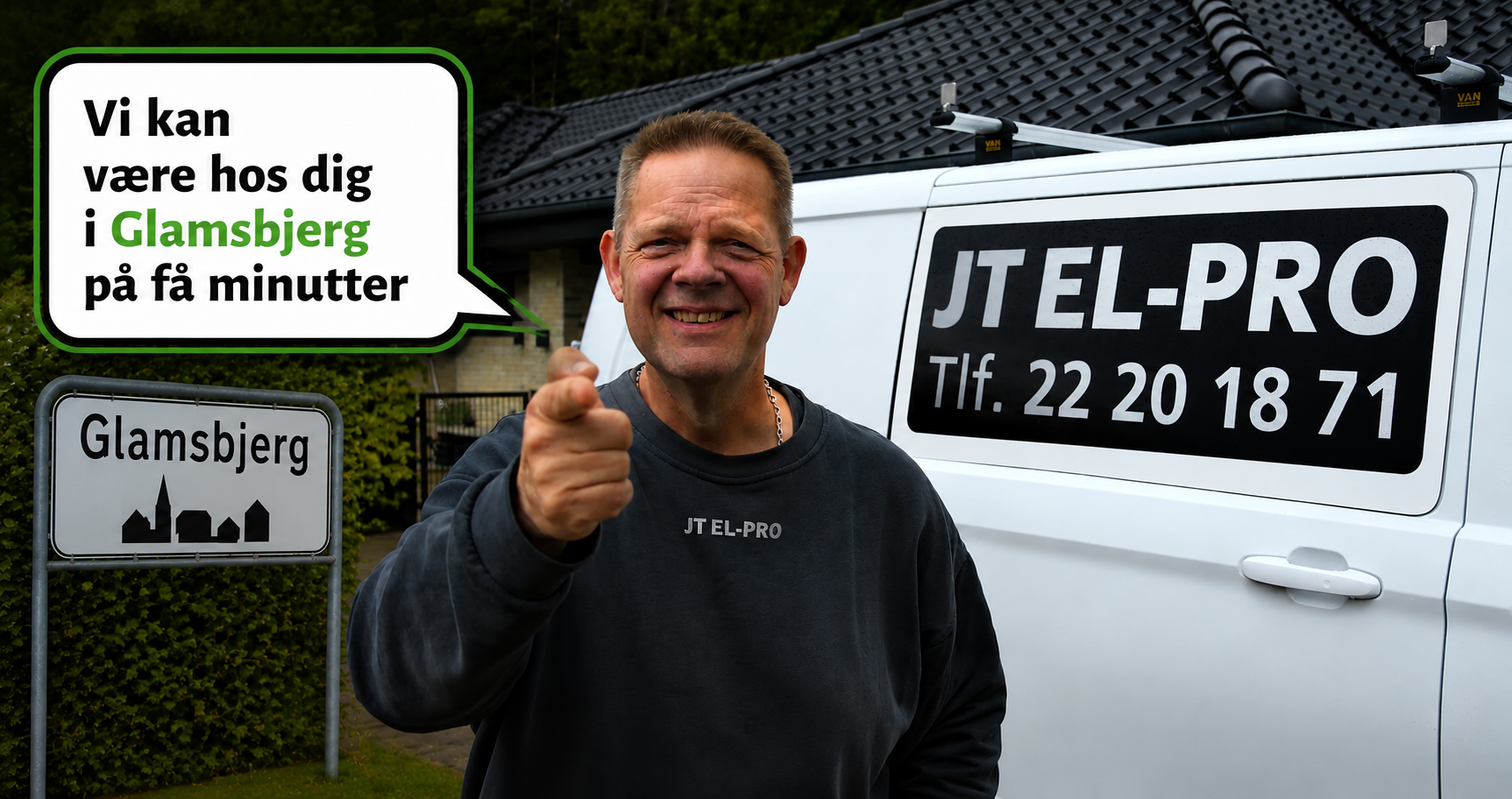 Elektriker i Glamsbjerg – JT El Pro